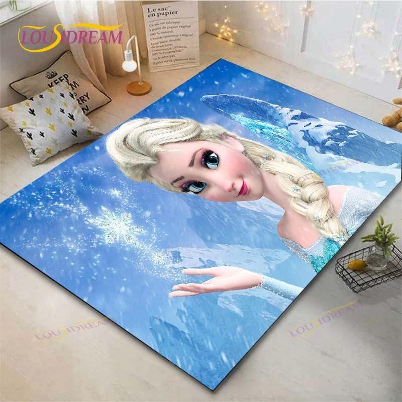 Frozen Anime Carpet Living Room Bedroom Bedside Mat Study Room Computer Chair Home Fashion Floor Mat Area Rug