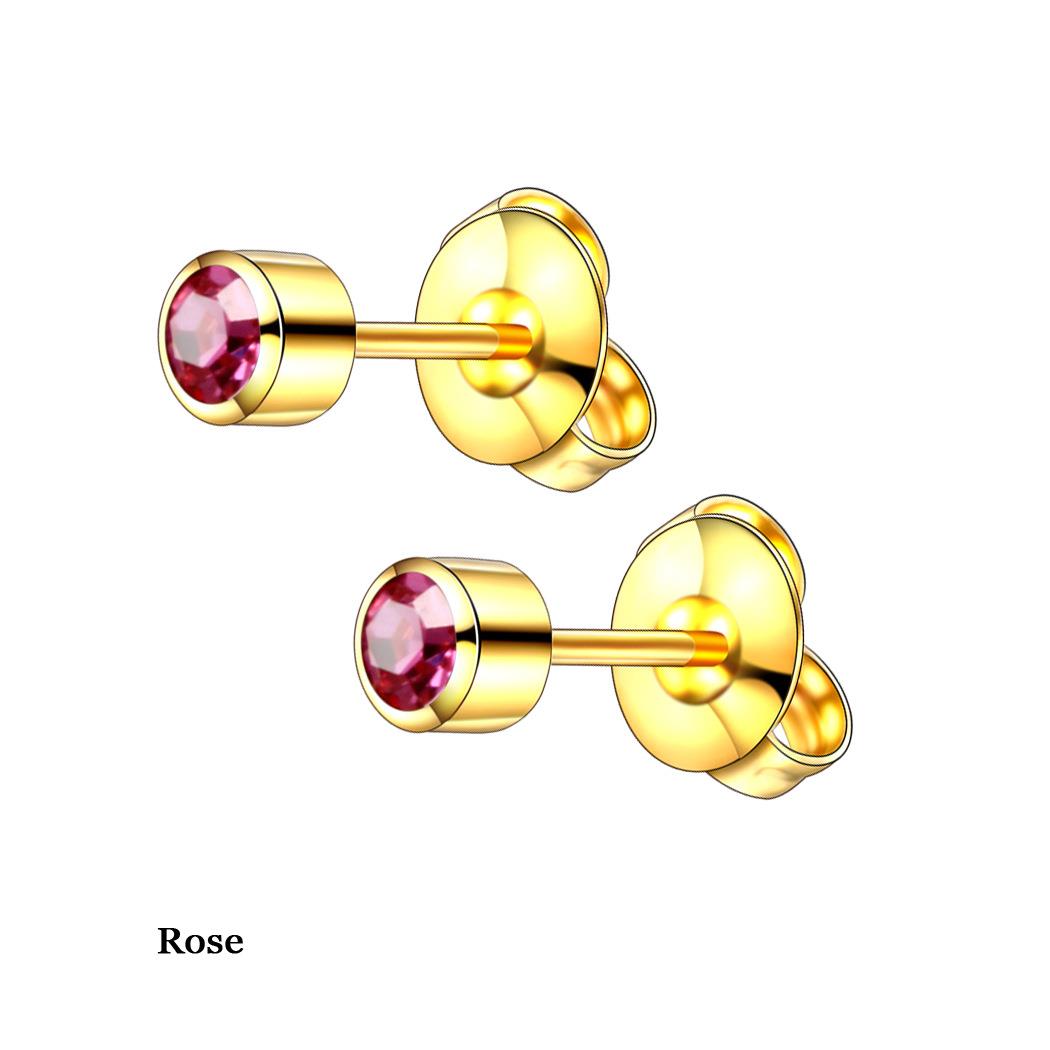 

2 штуки/1 пара серег с драгоценными камнями, золотые и серебряные серьги, трагус, хрящ, пирсинг, медицинская нержавеющая сталь, циркониевые серьги, женские, мужские 18