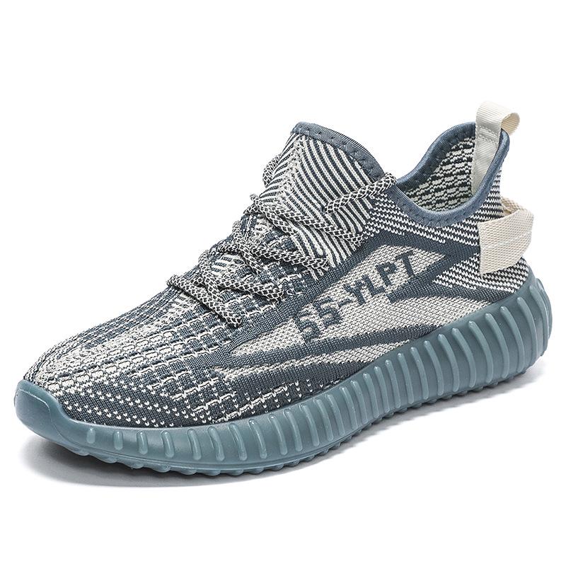 "Chaussures de Sport Respirantes pour Homme - Grande Taille 350, Running Flyknit, Baskets Polyvalentes en Mesh"