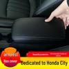 08-18 Honda City Full Coverage Armrest Box Leather Protective Cover Pad