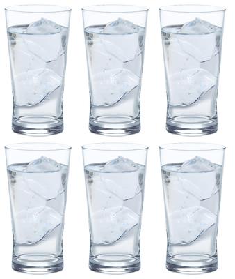 Toyo Sasaki Glass Tumbler Glass Fjord 15oz Tumbler 460ml Set of 6 Made In Japan Dishwasher Safe Break Resistant Good Design Award Glass Cup Glass Cup