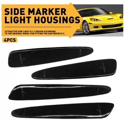 4x Für Chevy Corvette C6 10316656 Geräucherte Seitenmarkierungsleuchten Signalgehäuse
