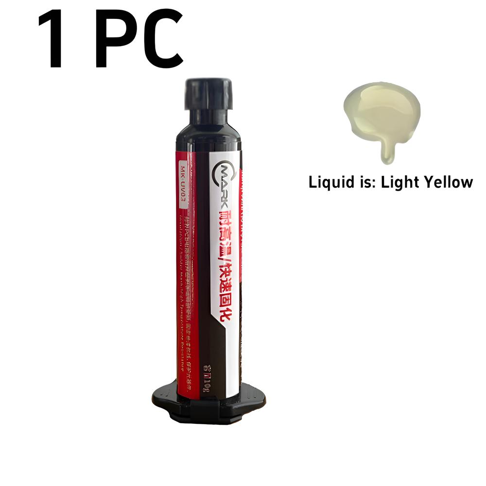 

10CC UV Curing Solder Mask Ink Resistance Light Yellow Oil for PCB BGA Circuit Board Protect Paint Electronic Repair Tools