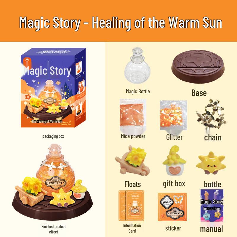 Mr. Toy Mini Magic Potion Bottle DIY Kit for Little Magicians