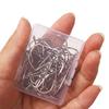 50Pcs Fishing Hooks Fly Fishing Accessories Set Barbed Single Circle Carp Hook High Carbon Steel Sea Fishinhook Metal Is Durab