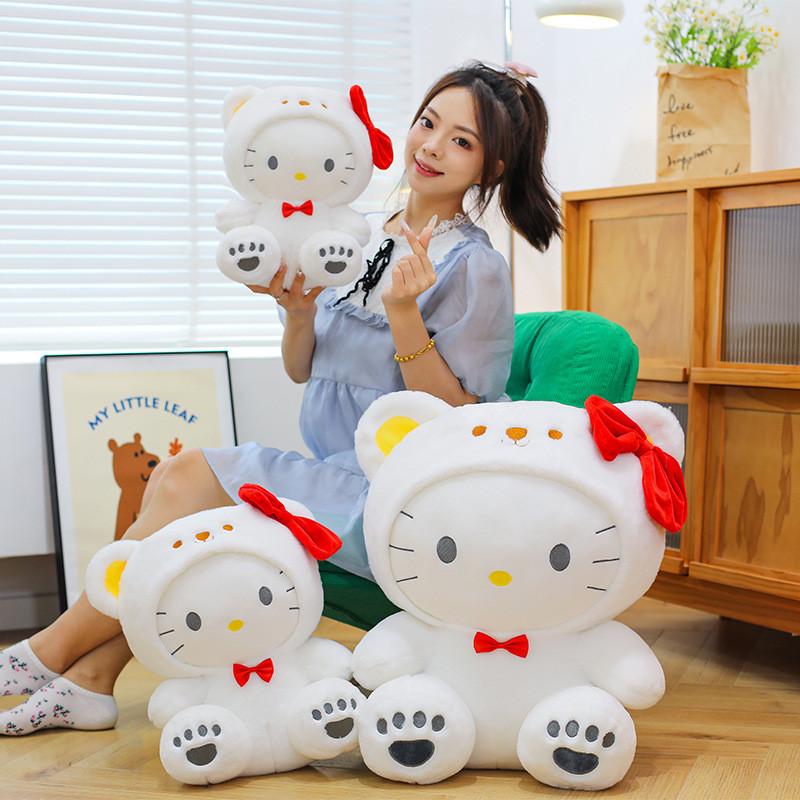 Süßer Hello Kitty Weißer Bär Plüschtier Kinder Spielzeug Für Sammler Und Geschenke