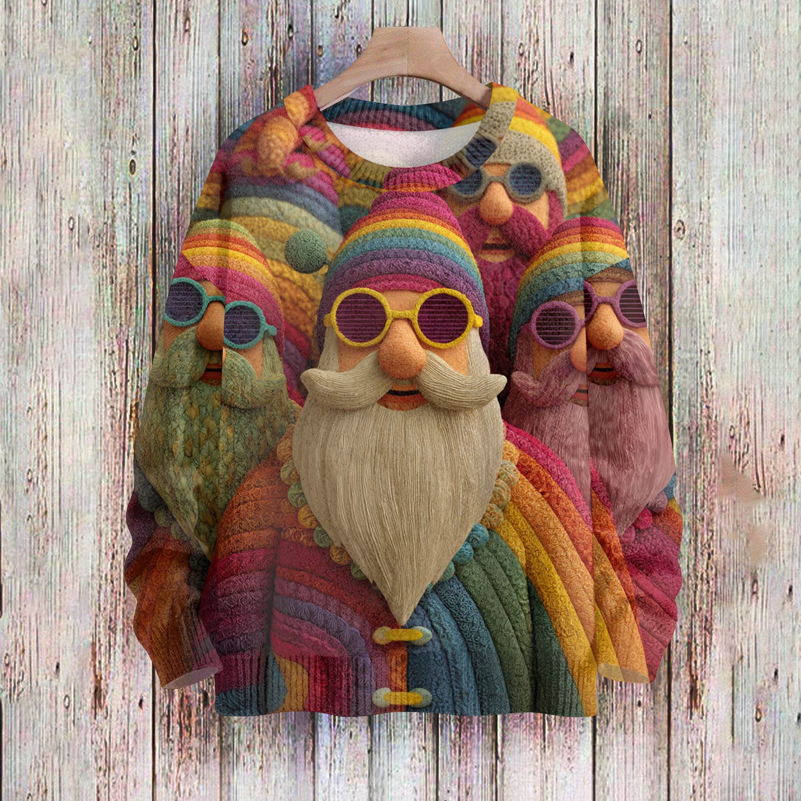 

Рождественские толстовки для женщин Вязаный свитер Милая рубашка Осенний свитер с круглым вырезом Топы XL жёлтый