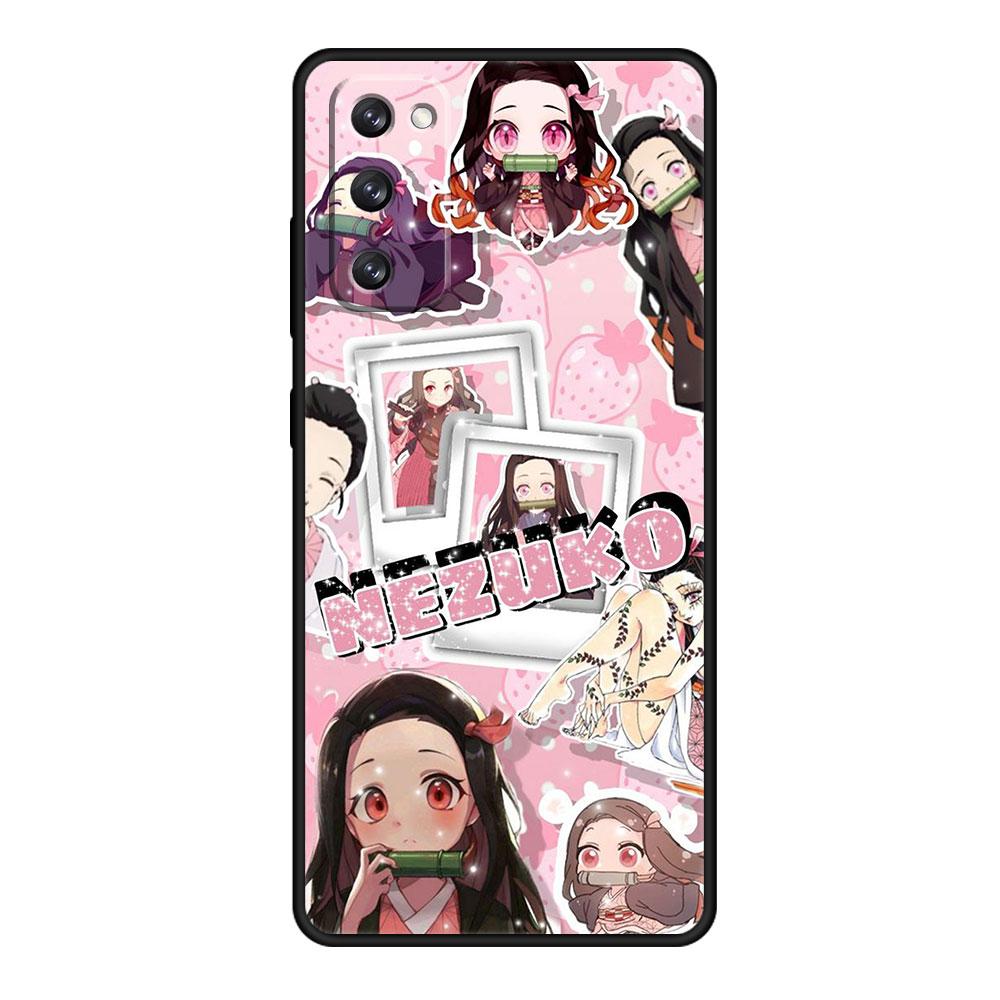 

Чехол Demon Slayer Nezuko Anime для Samsung S9 S10 S8 S22 Ultra 5G S20 FE 2022 S10e S7 S21 Plus мобильного телефона Samsung S21Ultra
