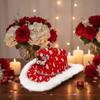 Wide Brim Red Heart Cowboy Cap Warmer Valentine's Day Party Hat Cool Cowgirls Top Hat  Fashion Show