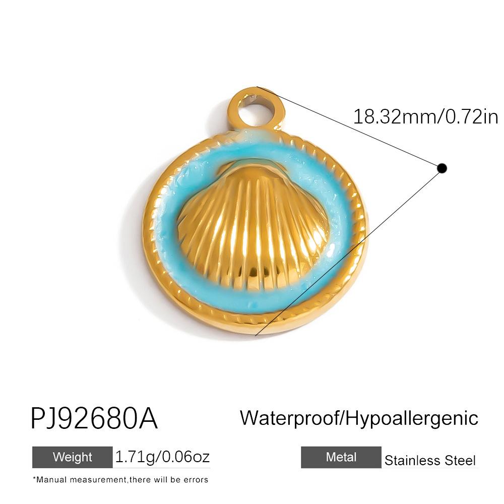Cross-border Stainless Steel Jewelry Accessories Heart-shaped Flower Pendant Accessories Platedaccessories for Women