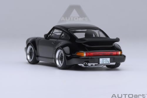 AUTOart 1/64 Scale Porsche 911 (930) Turbo "Wangan Midnight" Blackbird (Volume 1 Specification) Finished Model 20636