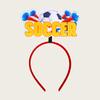 7pcs 2026 Football Fan Support Headband | Cute Plastic Style, for Bar Viewing Atmosphere, Football-Themed Party Headwear