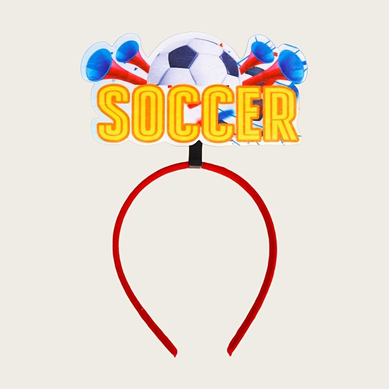 7pcs 2026 Football Fan Support Headband | Cute Plastic Style, for Bar Viewing Atmosphere, Football-Themed Party Headwear