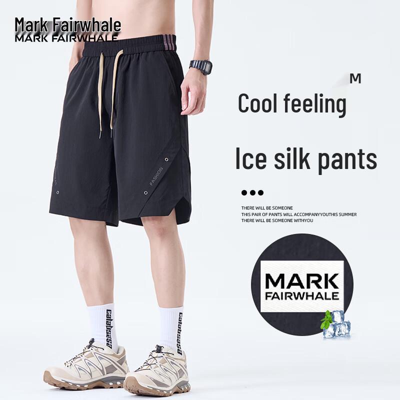 Mark Fairwhale Men's Ice Silk Quick-Dry Sports Shorts