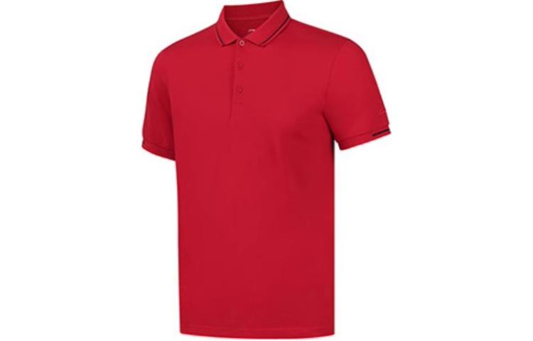 Li Ning Polo Shirt Men s Bull Red APLT083-7 3XL