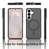 Magnetic Military Drop Protection Back Phone Cover for Magsafe Mag Safe Samsung S26 Ultra S25 A15 A16 A17 A26 A35 A36 A56 A37 A55 A57 Matte Phone Case