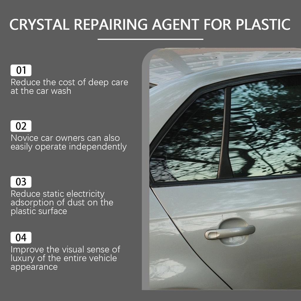 Automotive Plastic Coating Agent, Protective Coating Agent, Plastic Restoration, Gloss Maintenance, Automotive Coating Agent 30ml