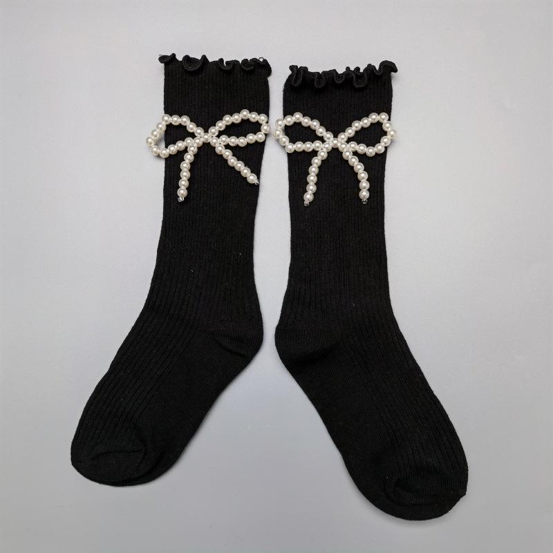 

Милые детские носки с японским кружевом Pearl Girls - весна и осень в стиле принцессы Лолиты L: 9-12 years (19-22cm foot length)