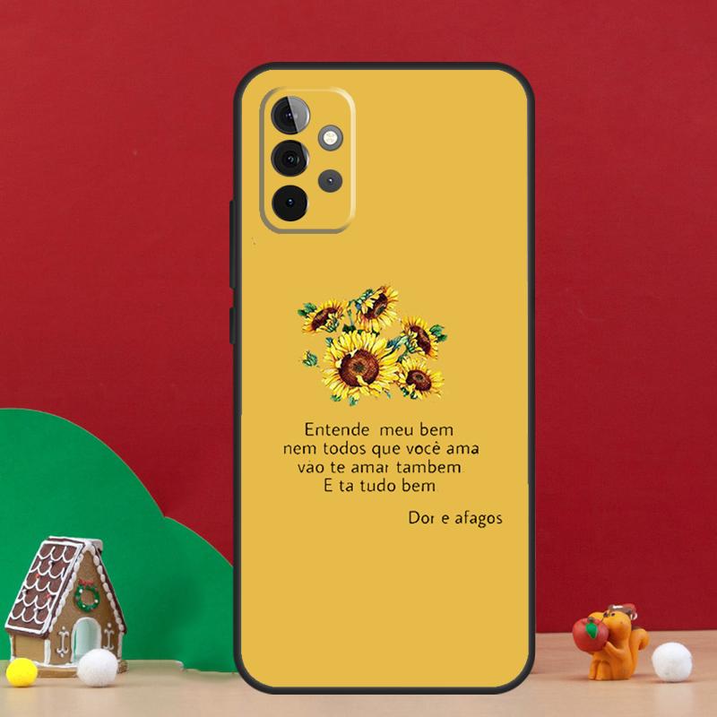 Daisy Sunflower Floral Flower Case For Samsung Galaxy A56 A33 A13 A36 A23 A52 A32 A12 A54 A34 A14 A16 A53 A15 A35 A55 A17