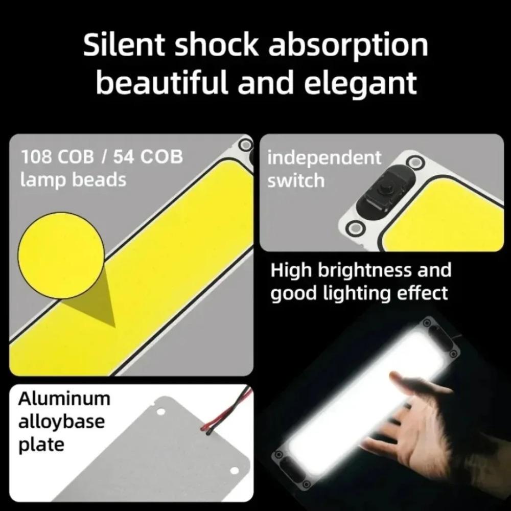 LED Chip 12-90V Interior Light Ceiling Lamp With Switch Reading Night Light With On Off for Van Lorry Truck Camper Boat