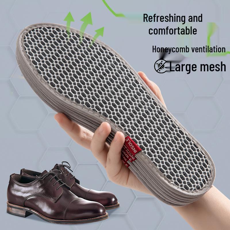Breathable Bamboo Charcoal Insoles: Odor-Resistant, Sweat-Absorbent for Men's and Women's Sports Shoes