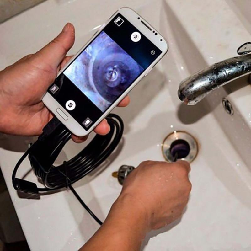 Usb Borescope Endoscope With Phone Connection Portable Visual Inspection Tool