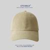 Unisex Warm Corduroy Soft-Top Baseball Cap