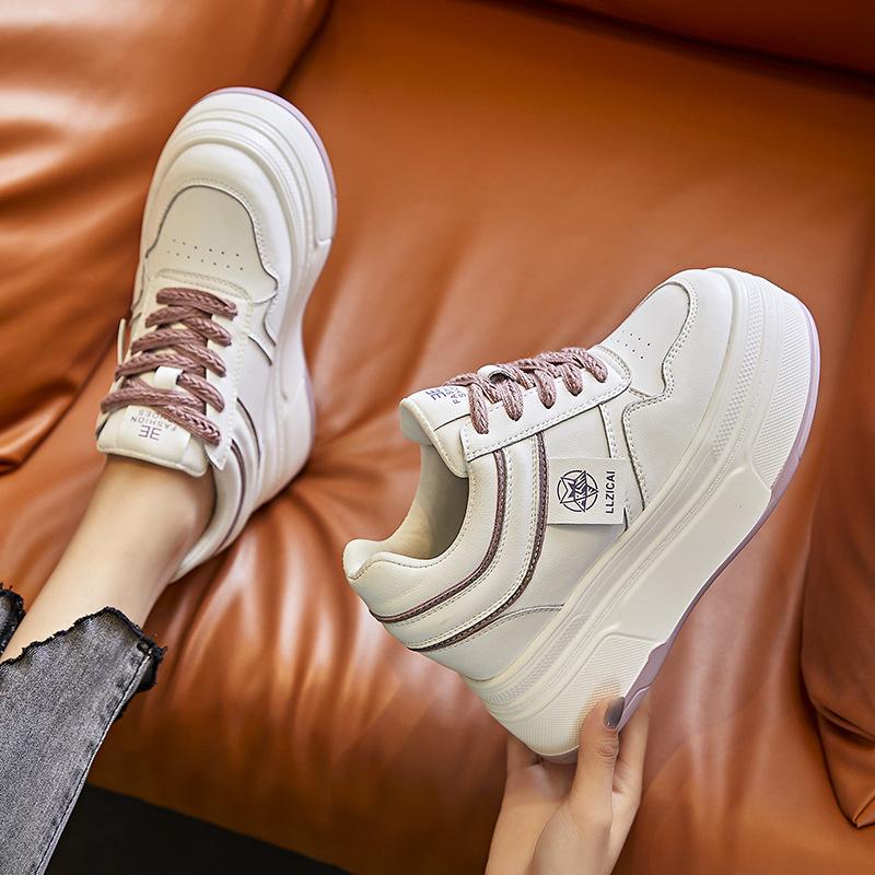 Inner Height Increase New Spring and Autumn Thick-soled Ins Sports and Leisure Shoes