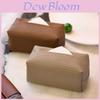 Modern Minimalist Leather Tissue Box With Design For Car And Home Use