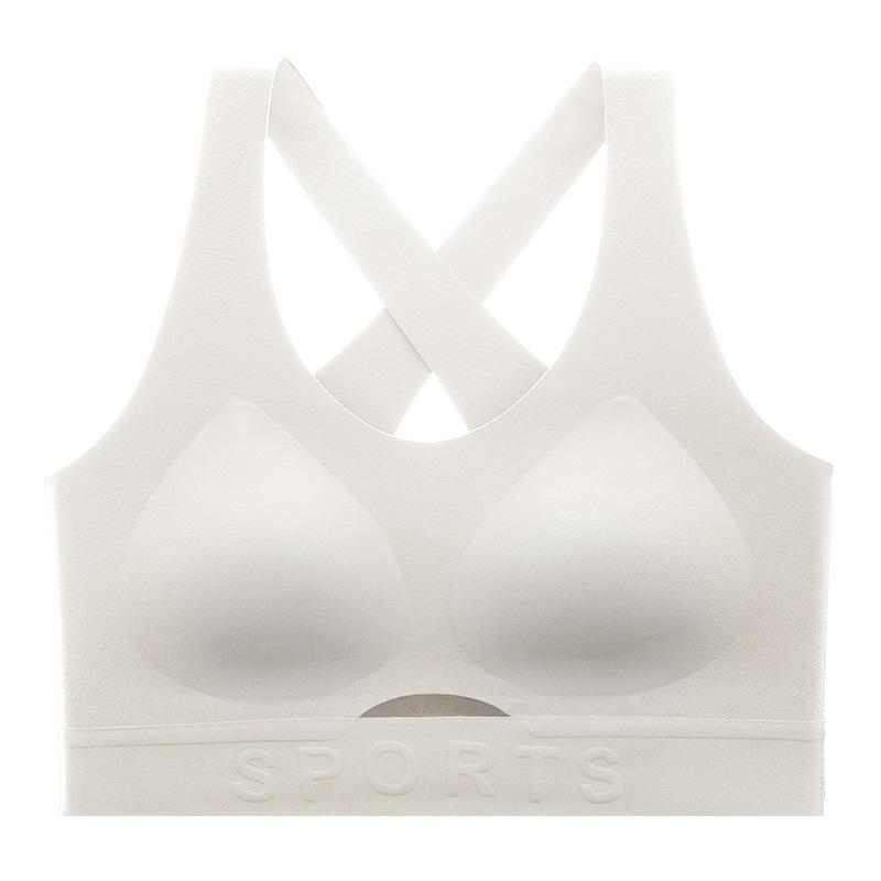 Comfortable underwear women gather seamless hollow beautiful back opaque invisible seamless anti-sagging bra thin