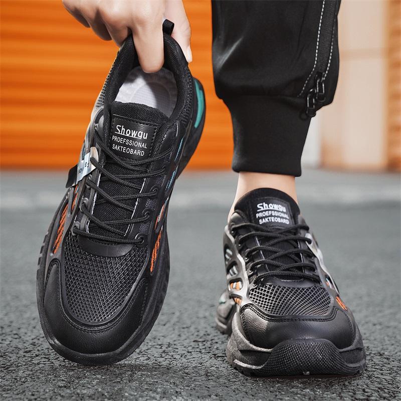 Fashion 2026 Men's new sports shoes four season thick soled comfortable anti slip running wear-resistant sneakers zapatillas para hombre
