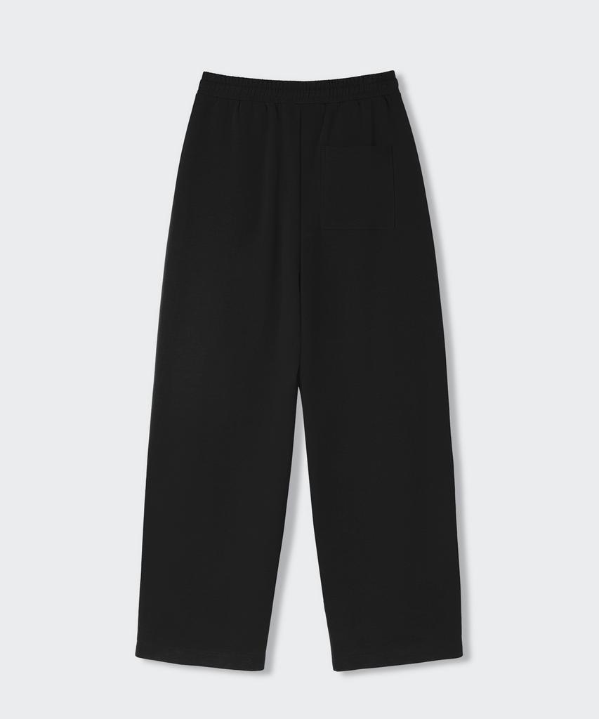 MUSINSA STANDARD WOMAN Women'S Double Knit Balloon Sweatpants [Black]
