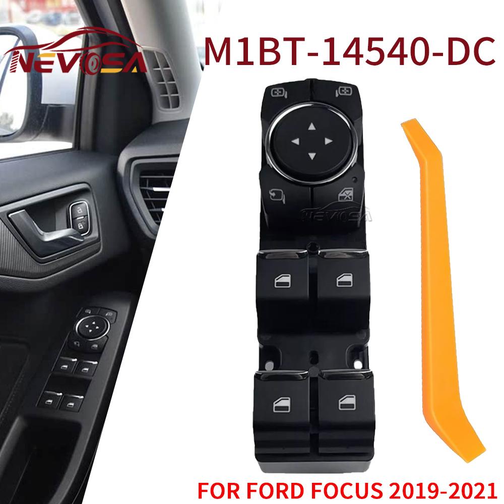 NEVOSA For Ford Focus    M1BT-14540-DC Front Left Window Control Switch Electric Glass Regulator Button Car Parts For Focus 2019-2021