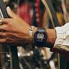 Casio Digitaluhr mit schwarzem Resinarmband DW5600RL-1 Herren G-Shock
