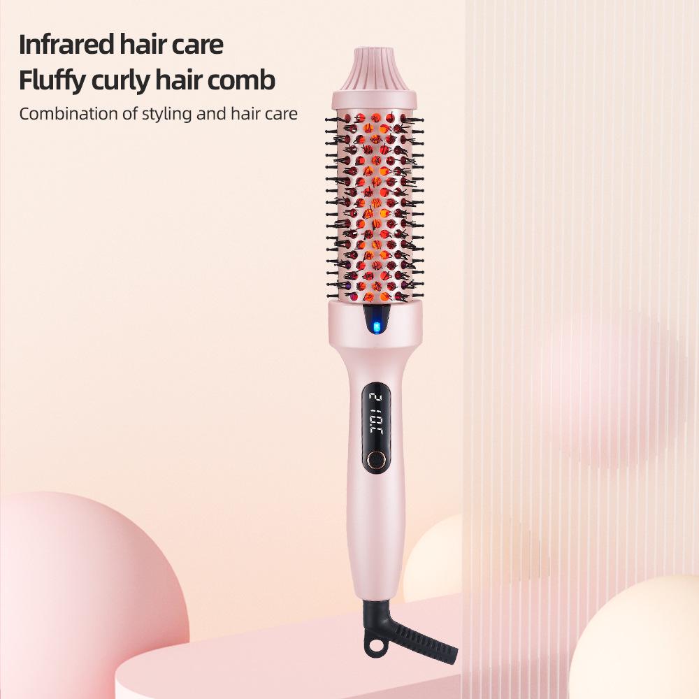 Infrared Hair Straightening & Curling Comb with Auto Power-Off for Short Hair