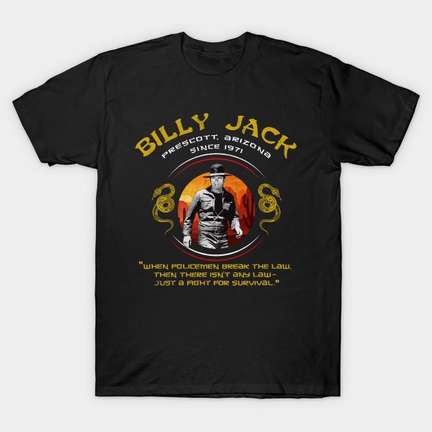 Men Black Print T-shirt Billy Jack Quote No-Cut Transfer Paper Print Cotton Tshirt S чёрный