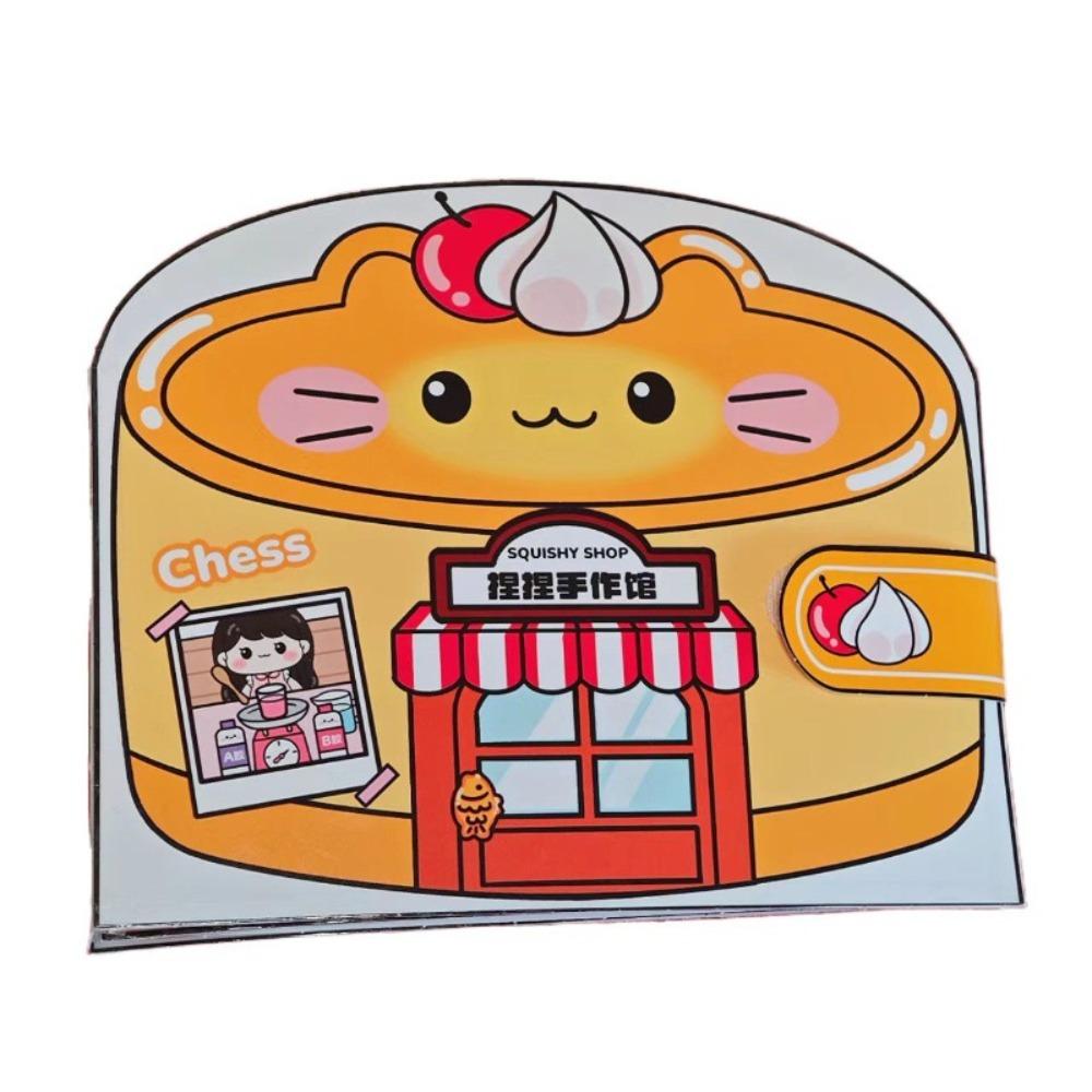 

Early Learning DIY Pinch Toy Book Educational 3D Sticker Book Activity Quiet Book Girls 3D