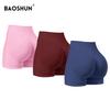 Sports Shorts Tight High Waist Hip Lift Yoga Pants Breathable Quick Drying Nude High Elastic Sports Fitness Three-point Shorts