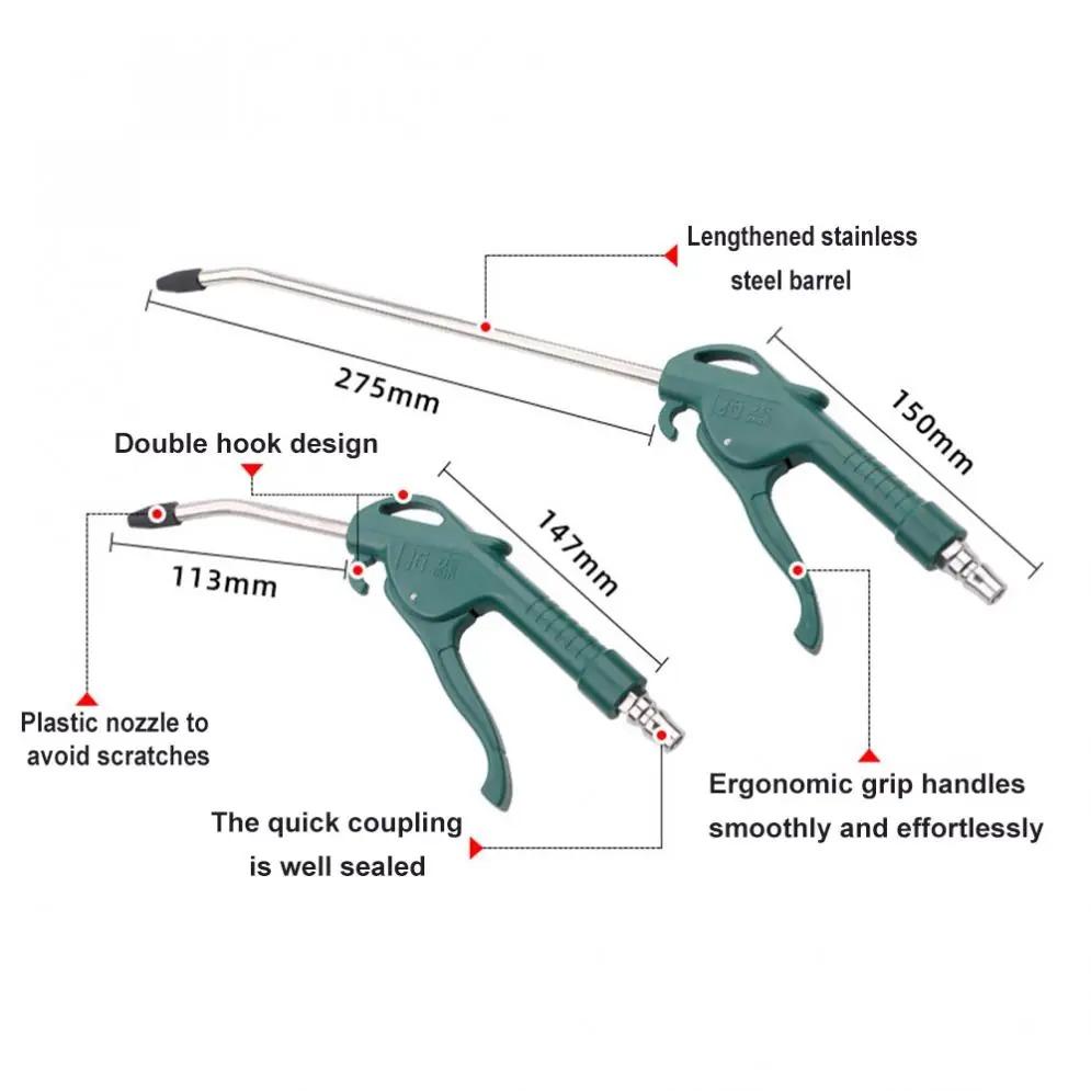 Pneumatic Air Blow Gun Pistol Trigger Cleaner Compressor Dust Blower Nozzle Pneumatic Spray Gun Cleaning Tool for Car
