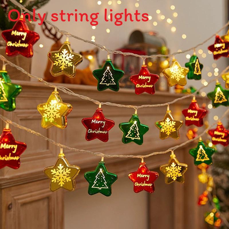 Christmas Led Indoor String Lights With Gift Box Ball For Festive Decor