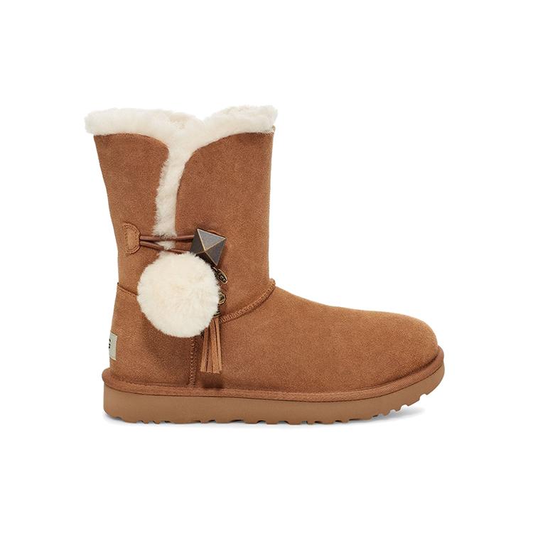 UGG Lillian Pom Pom 'Brown' Women's 1119050-CHE