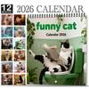 Medieval Cat Calendar 2026 - Renaissance Style Medieval Cat Wall Calendar 12 Monthly Planner Agenda Organizer Calendar for Home