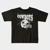 Jungen Mädchen Weiche Baumwolle Grafik T-Shirts Dallas-Cowboys Atmungsaktiv Tägliche Schulkleidung Kinder T-Shirts