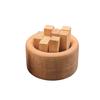 Yangyizhi Holz-Ätherisch-Öl-Diffusor, Buchenholz Aromatherapie Kleiner Runder Diffusor für Zuhause Büros Autos Yogaräume