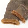 RRL Domestic Genuine Shearling Toggle Mouton Leather Coat M BrownUsed