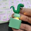 Ciondolo Decompressione Luminoso Lucertola Crociata Serpente Verde Piccolo Dinosauro