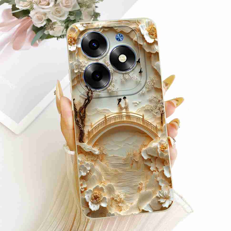 For Itel S23 Plus 4G Case Simple Style Sunset Soft Silicone Back Cover For ITEL S23 Plus 4G Phone Cases Fundas