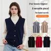 Women's Pure Cashmere V-Neck Knit Vest
