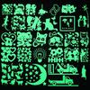 Switch Decoration Luminous Stickers Kids Room Wall Laptop Fridge Desk Car Home Decor Vinyl Decal Car/Fairy/Moon Stars/Bulb/Dog..