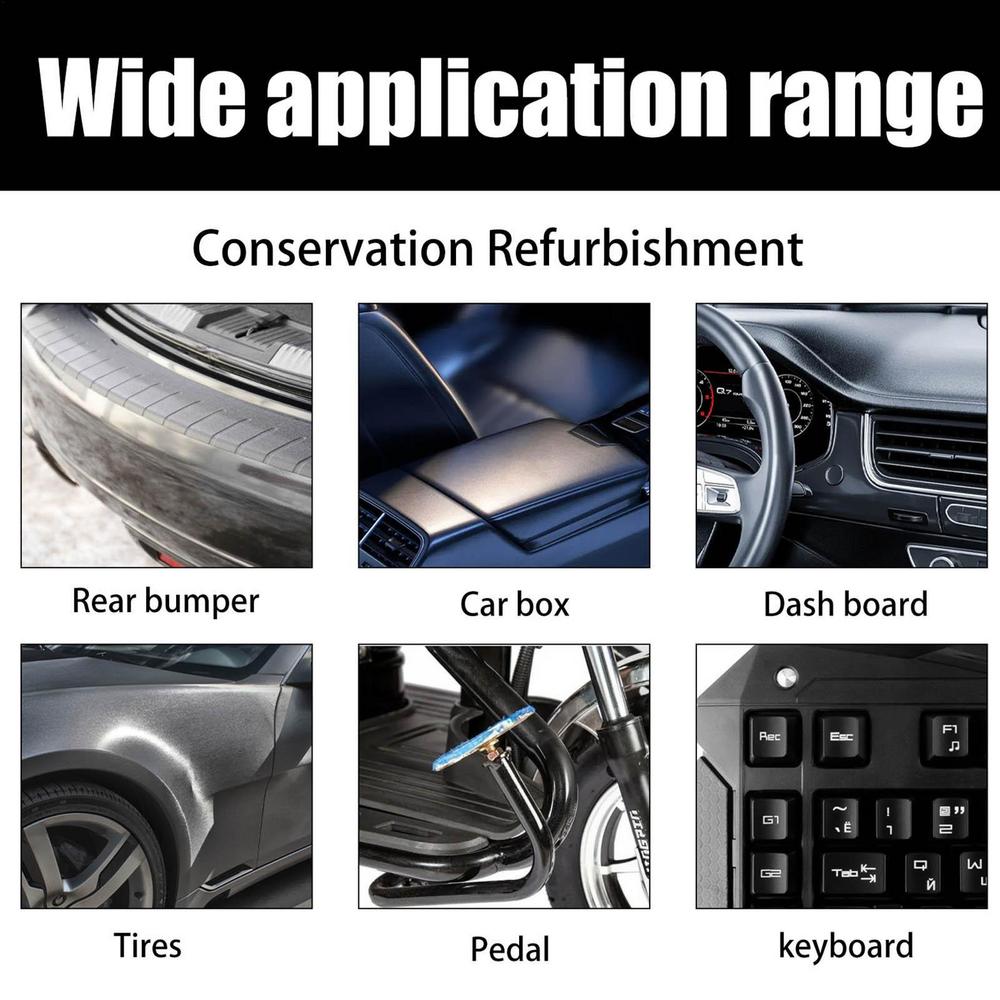 30ml Car Refurbishing Agent Plastic Refurbished Plating Coating Agent Wax Panel Auto Interior Crystal Renovated Coating Supplies
